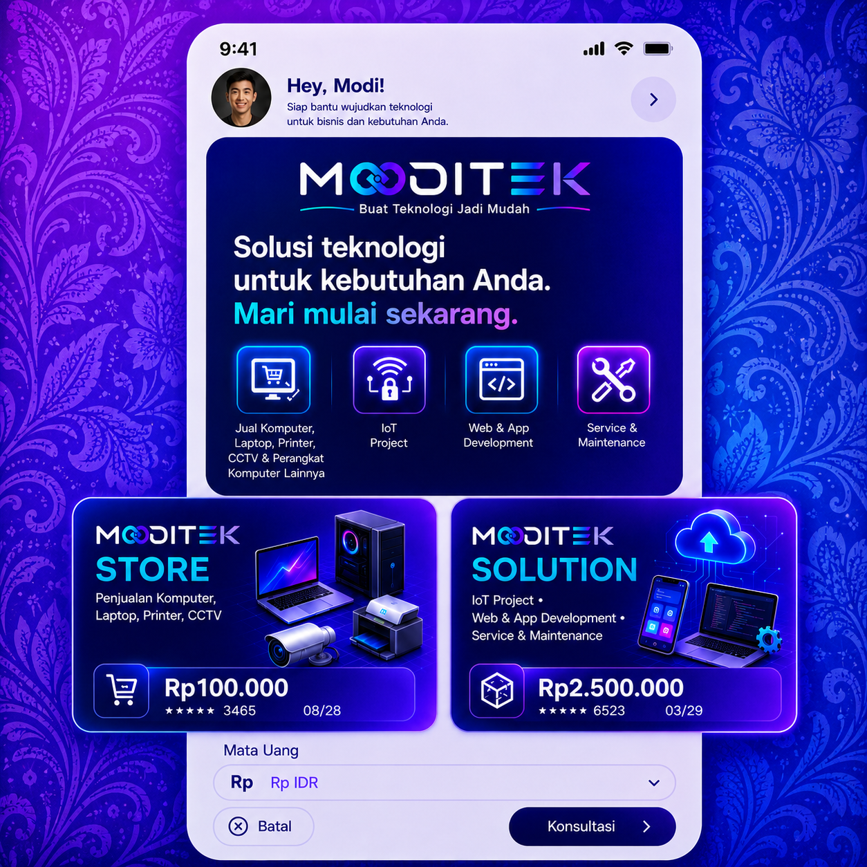 Homepage BG Batik